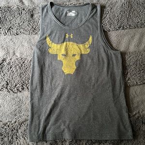 Men's Under Armour Project Rock Brahma Bull Short Sleeve Size L